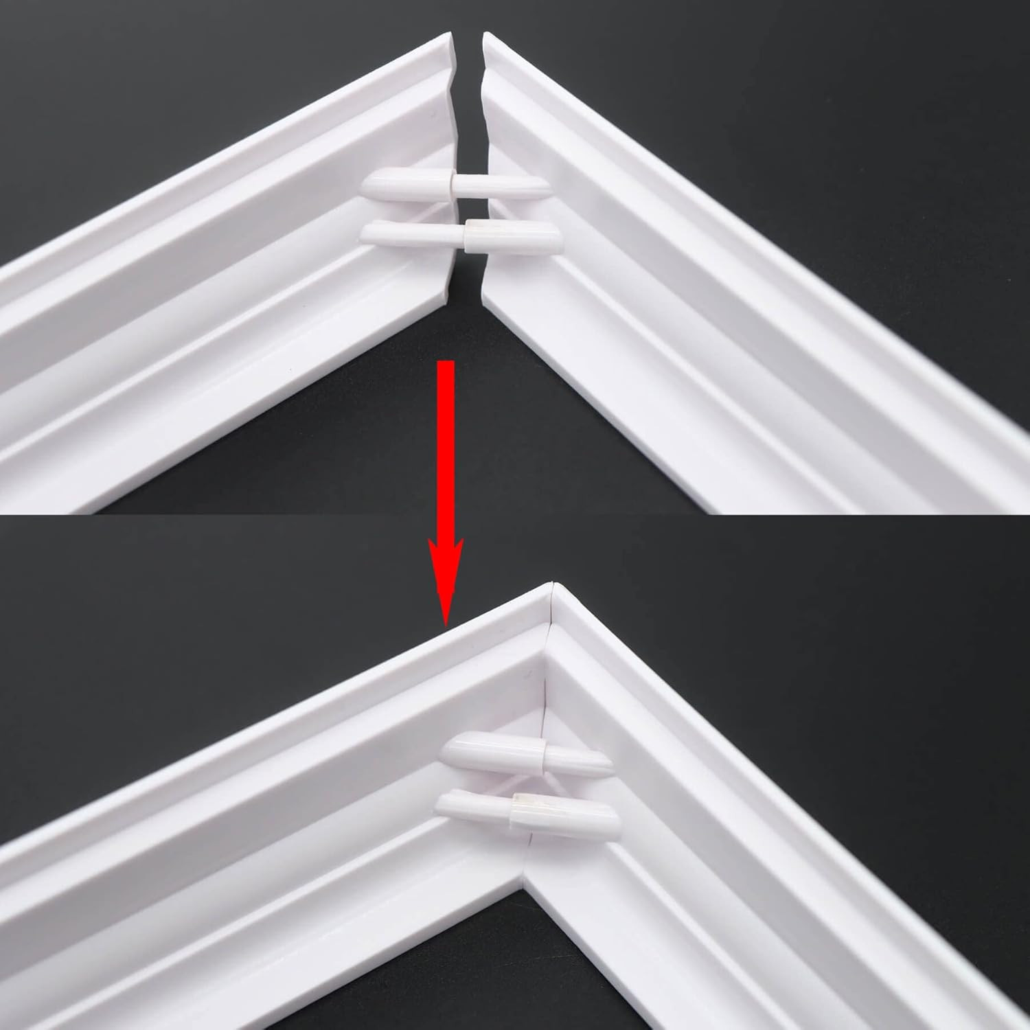 Split Style Vinyl Fence Post Skirt/Pvc Post Cover/Skirt Shoe for Hand and Stair