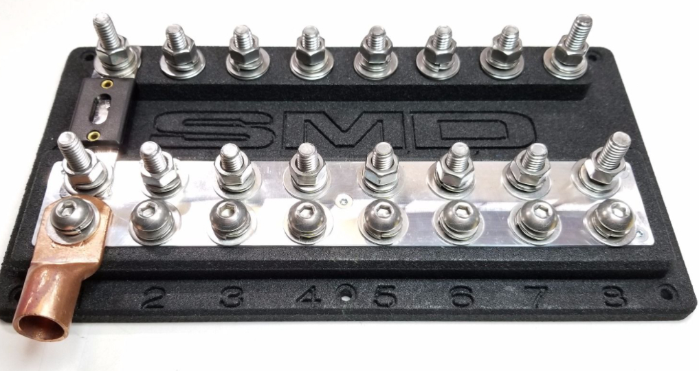 Steve Meade SMD 8 Spot Octo - XL - ANL Fuse Holder Heavy Duty Distribution Block