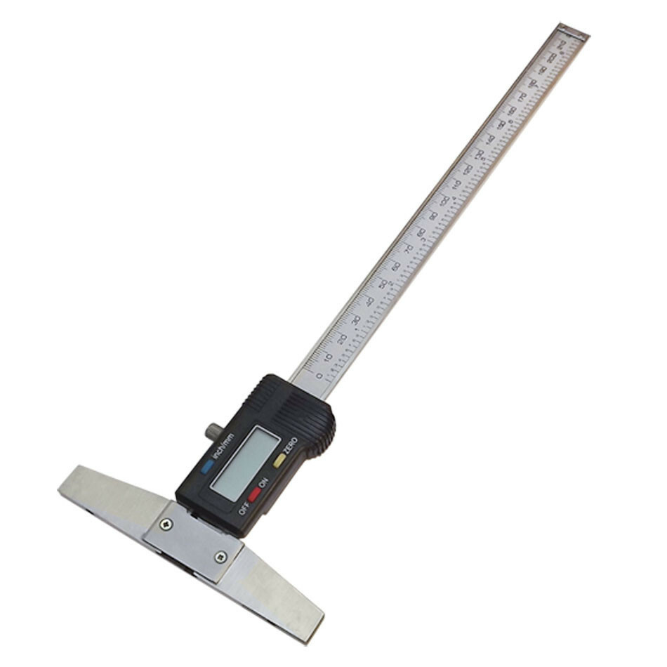 Electronic Depth Gage Caliper 0-8"/200mm Range 0.0005 Graduation Digital Caliper