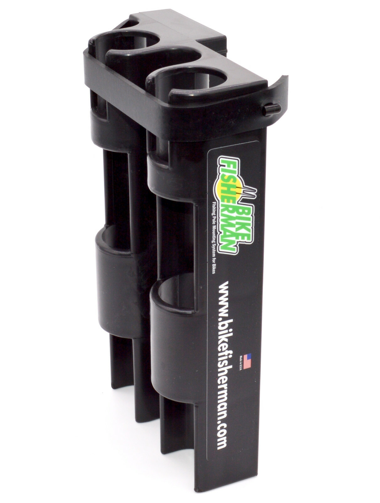 BIKE FISHERMAN - Bike Fishing Rod Holder - Holds 2 Rods - Easily Mount - Secure