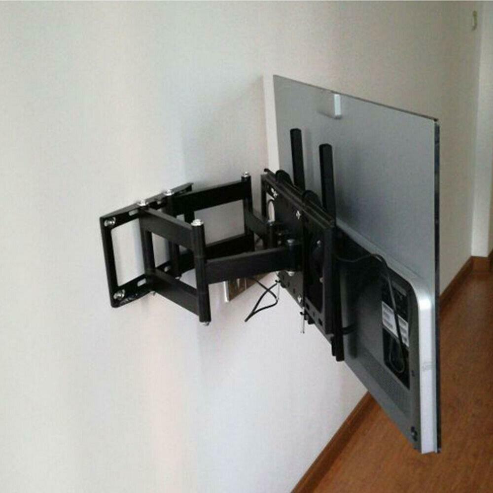 Articulating Full Motion TV Wall Mount Swivel Tilt For 32 42 47 50 55 60 65 70"