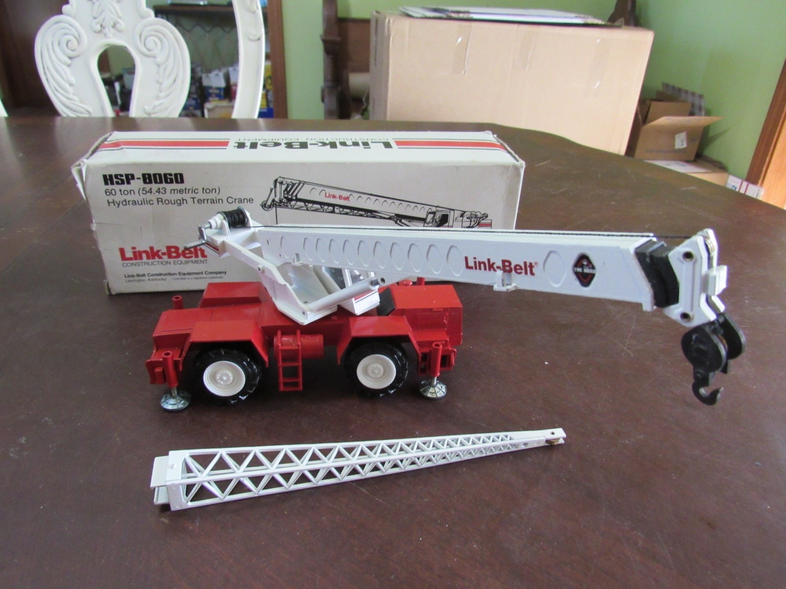 NZG 1/50 LINK-BELT HSP-8060 HYDRAULIC ROUGH TERRAIN CRANE - MIB
