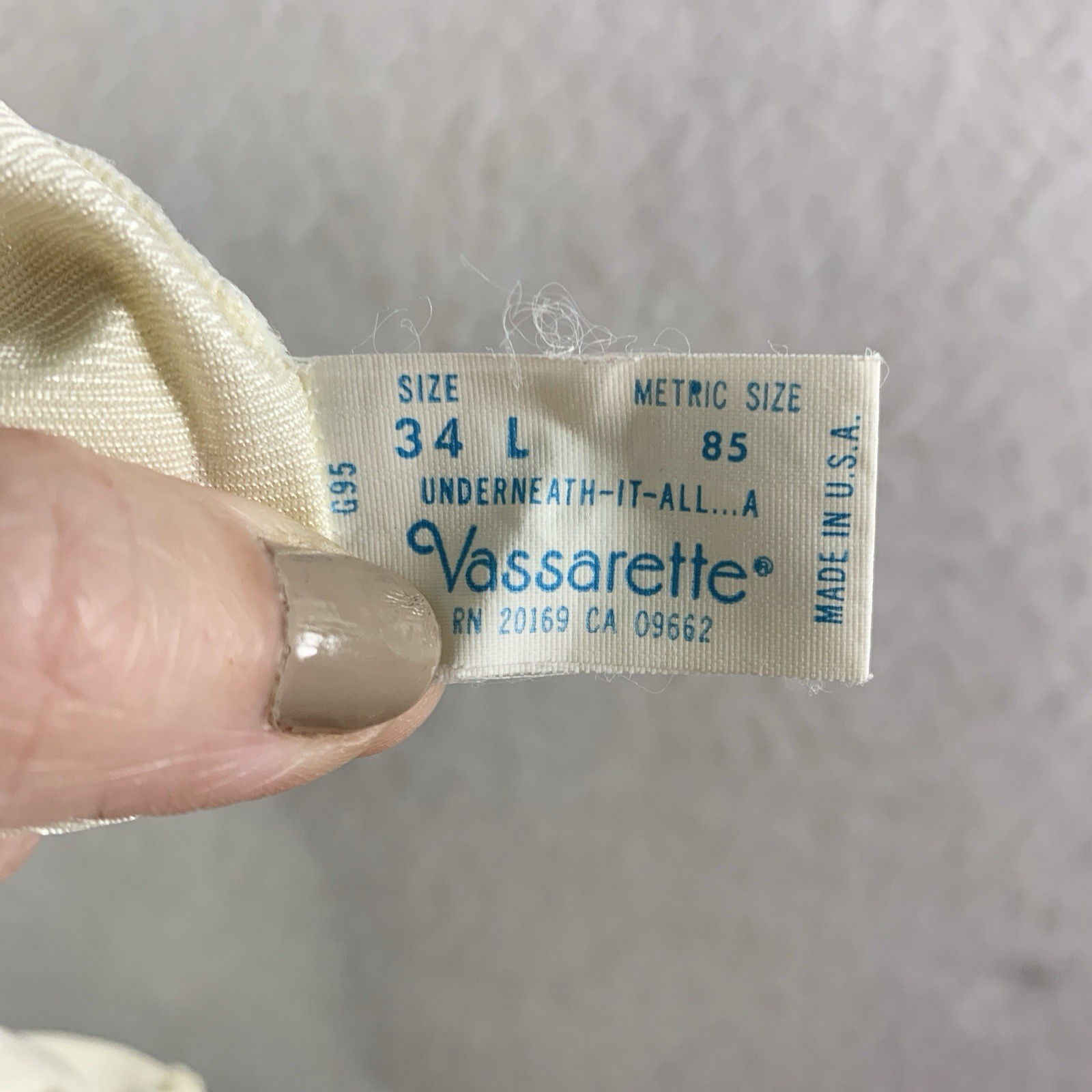 VTG Vassarette Babydoll Lace Trim Slip Dress Sz S Ivory Bridal Coquette Feminine