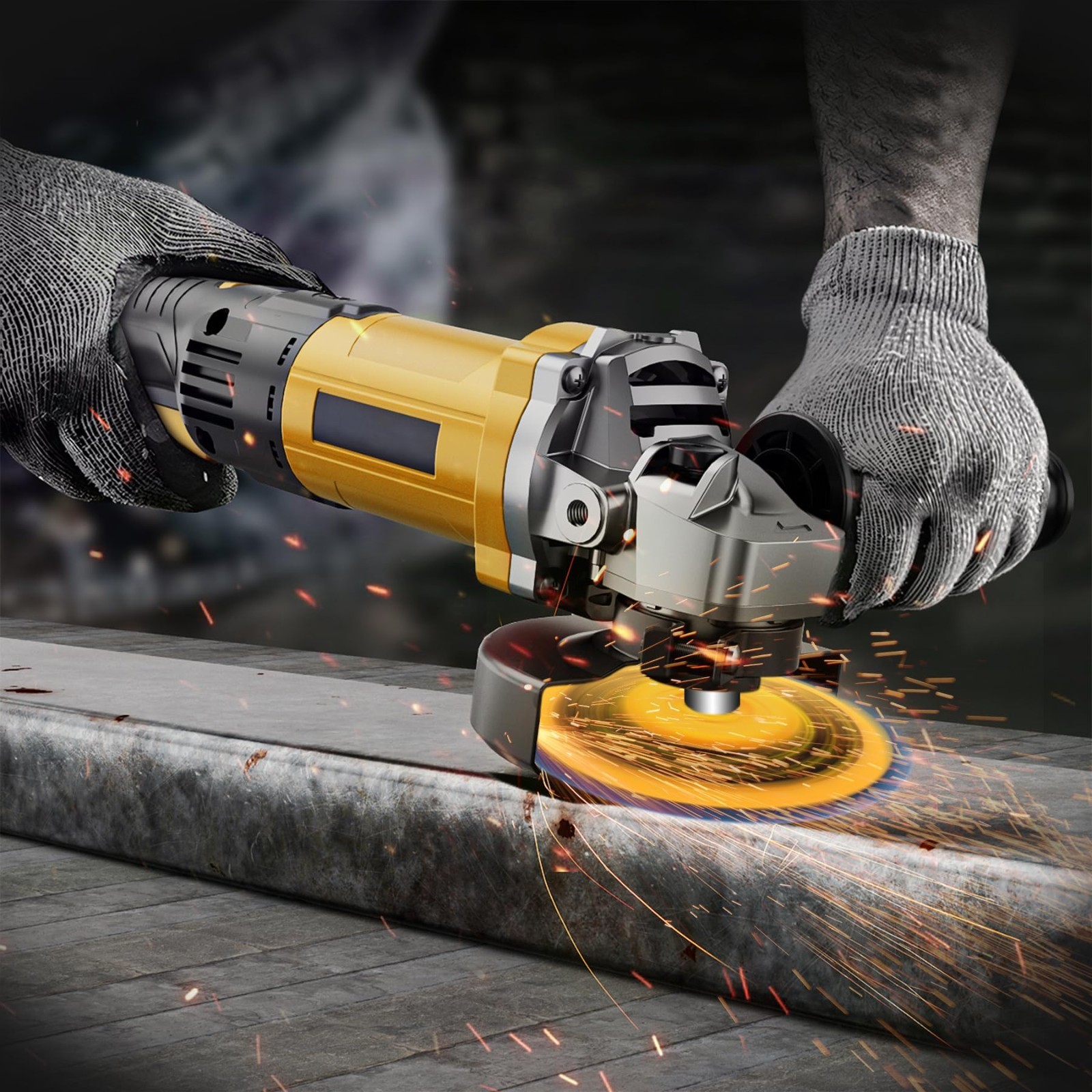 20PC 4-1/2"Zirconia Flap Discs T29 Tool-Free 40/60/80/120 Grit for Angle Grinder