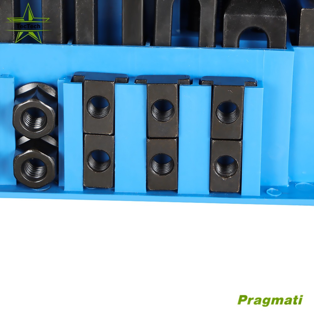 58 Pack 1/2 T-Slot Clamping Kit Mill Machinist Set With 3/8Inch -16 Studs