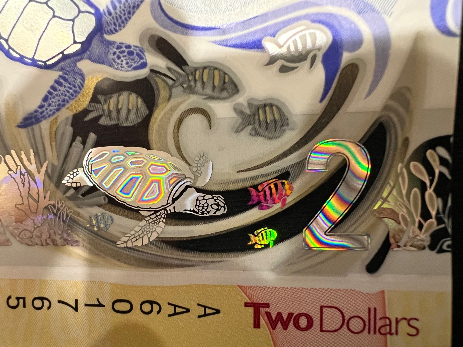 Eastern Caribbean $2 Banknote World Paper Money UNC Currency Bill Note Dollar