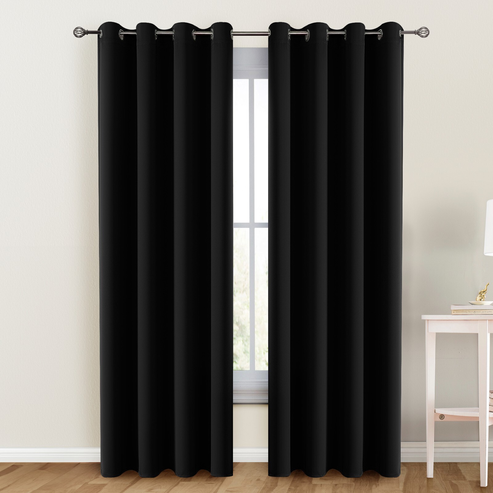 Blackout Curtain Room Darkening Window Curtains Insulated Thermal Grommet Panels