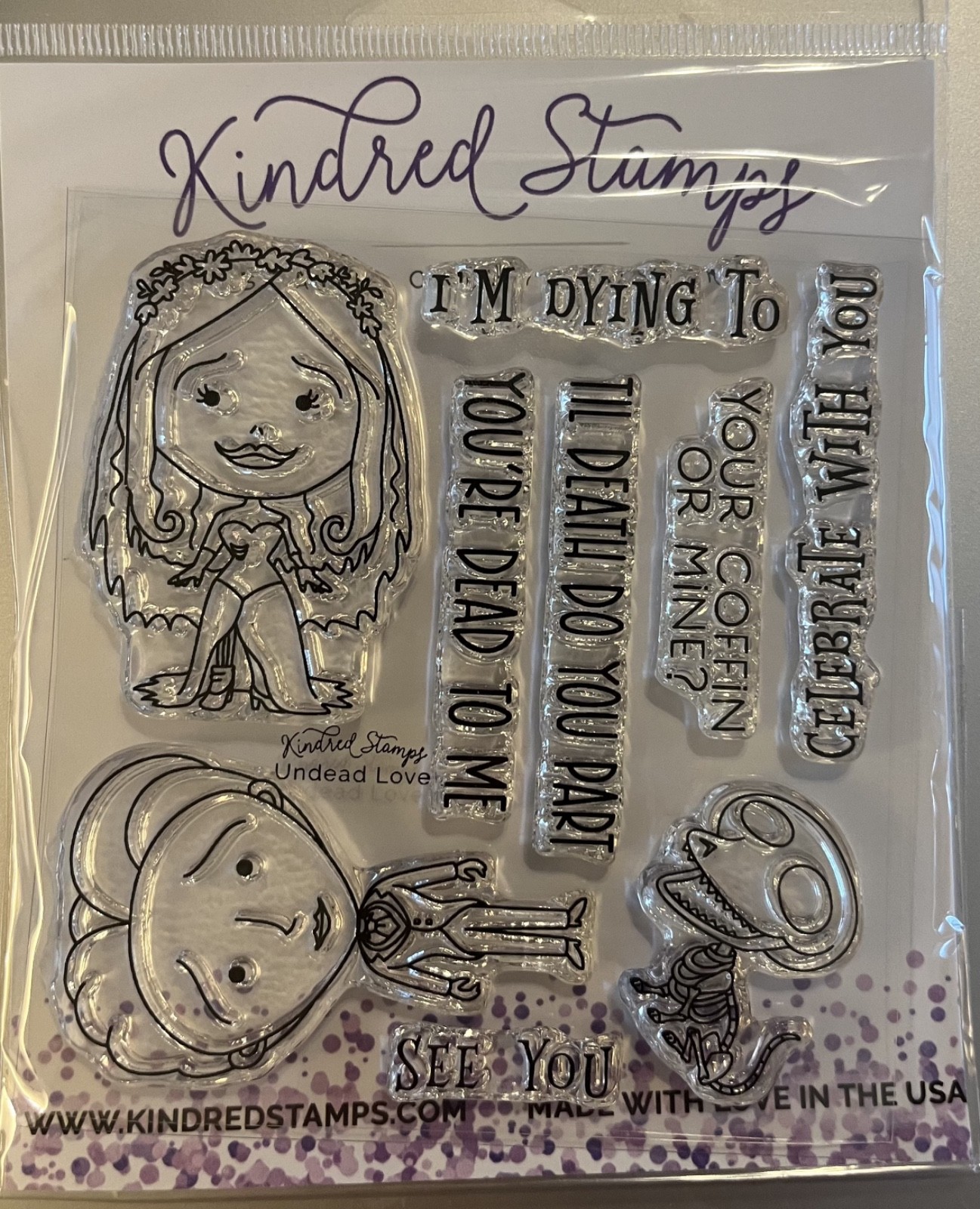 Kindred Stamps - Undead Love *NEW/UNUSED*