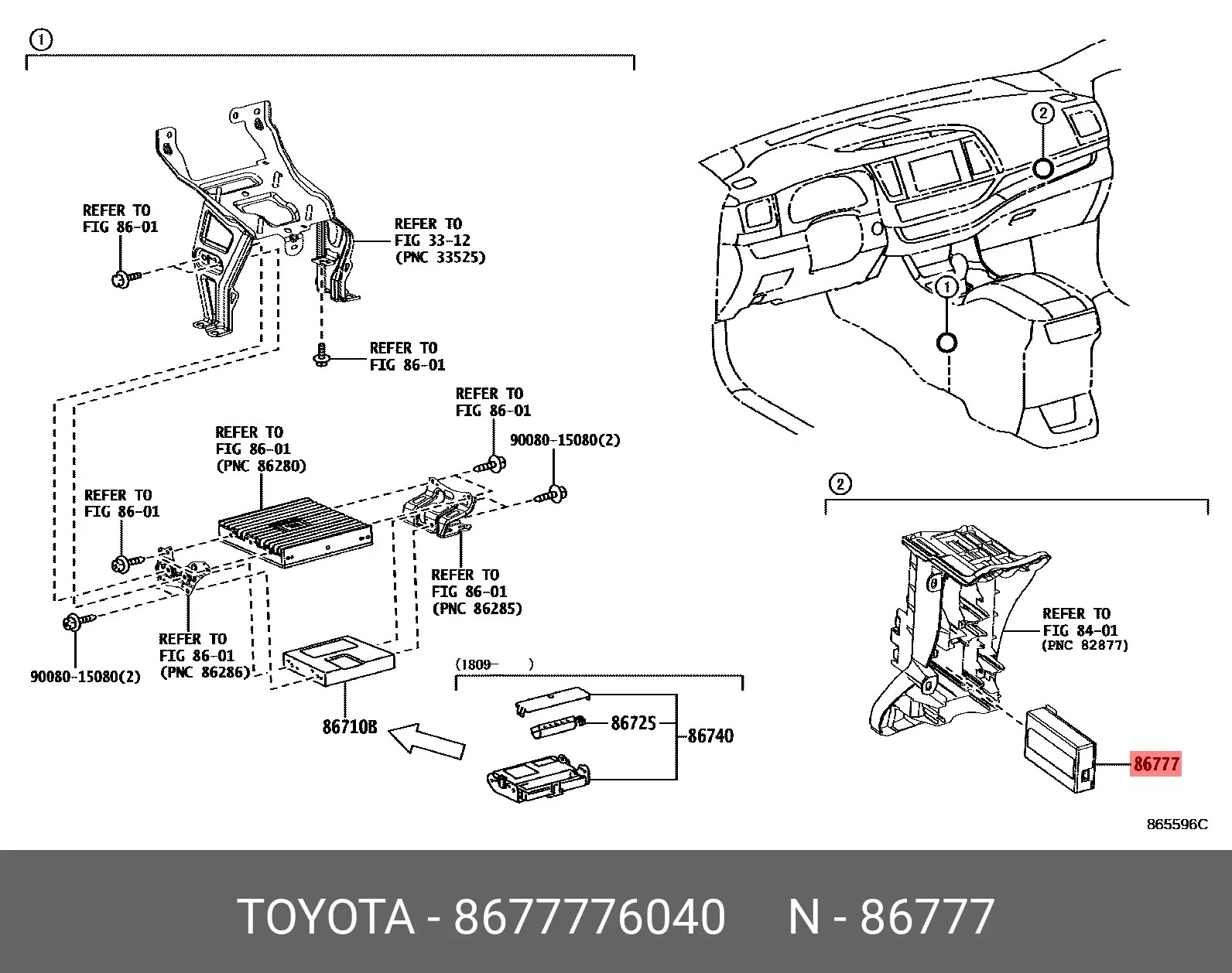 TOYOTA Genuine OEM Battery, mayday 8677776040, 86777-76040