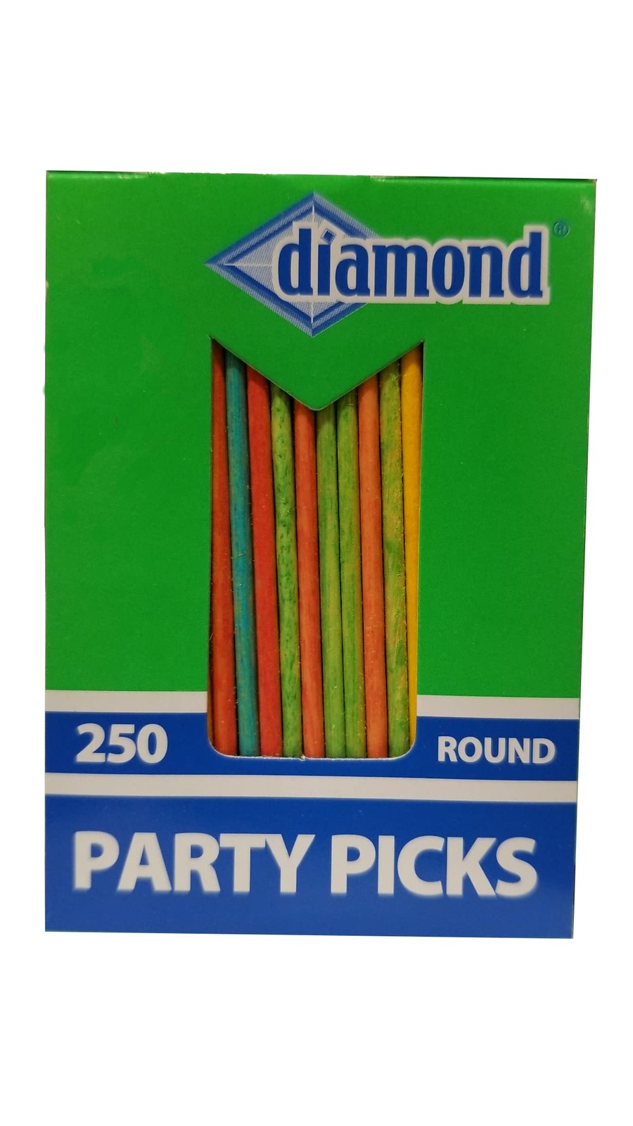 250 Count Multicolor Toothpicks Sturdy Decorative Picks for Parties and Events