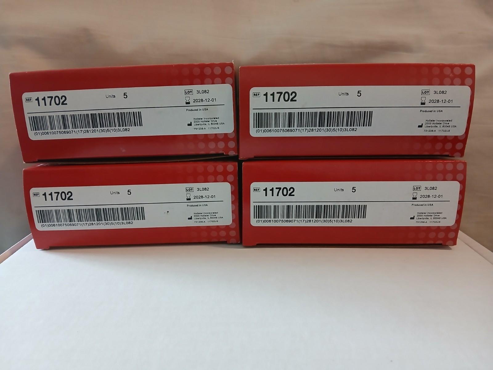 Hollister ceraplus skin barrier 4 boxes