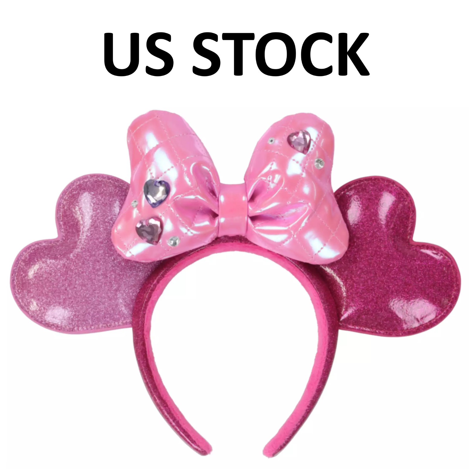 Tokyo Disney Minnie Heart Ears Headband Pink Pal-Palooza Funderland【US STOCK】