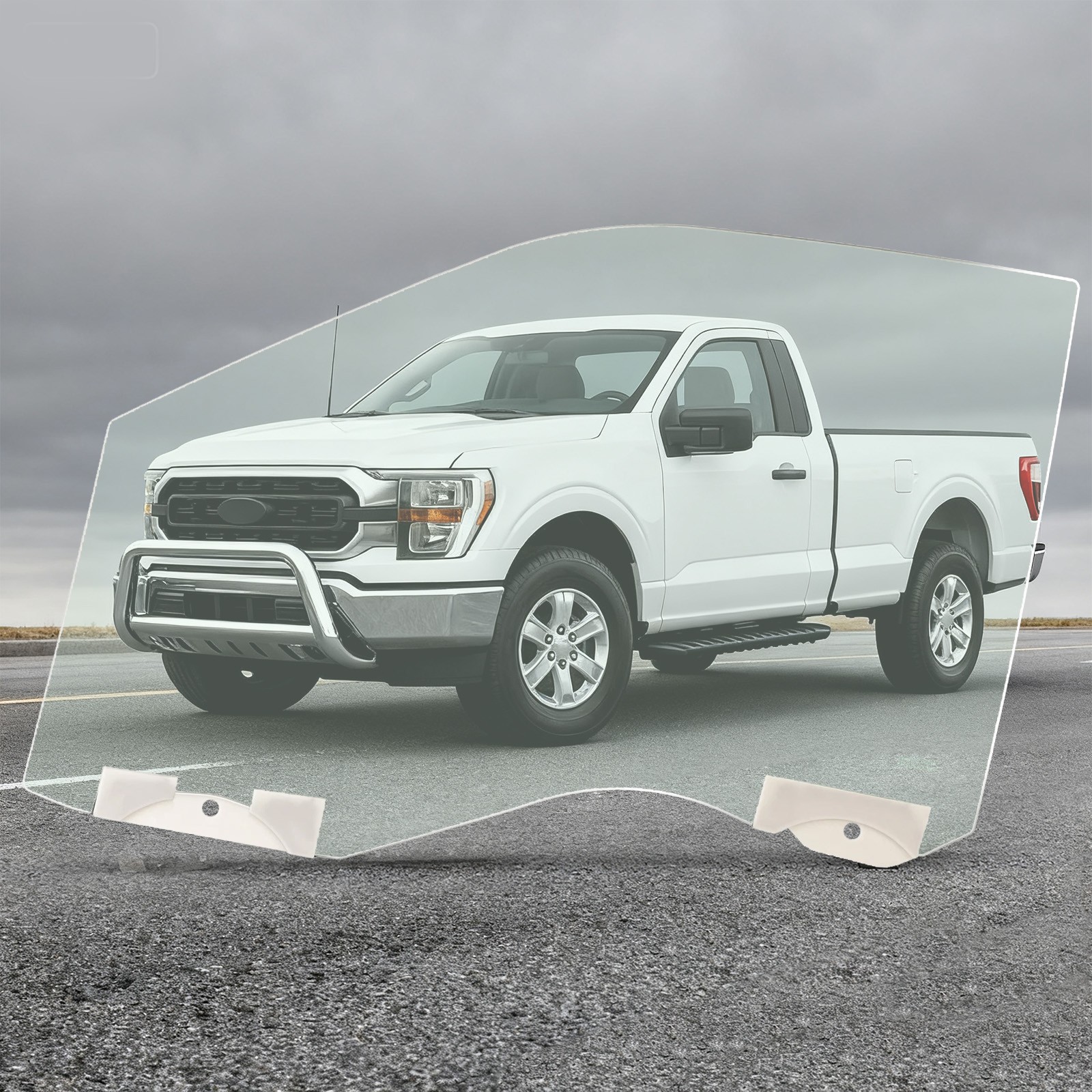 For 2015-2024 Ford F-150 / F-250 Driver LH Side Front Door Glass Tempered Window