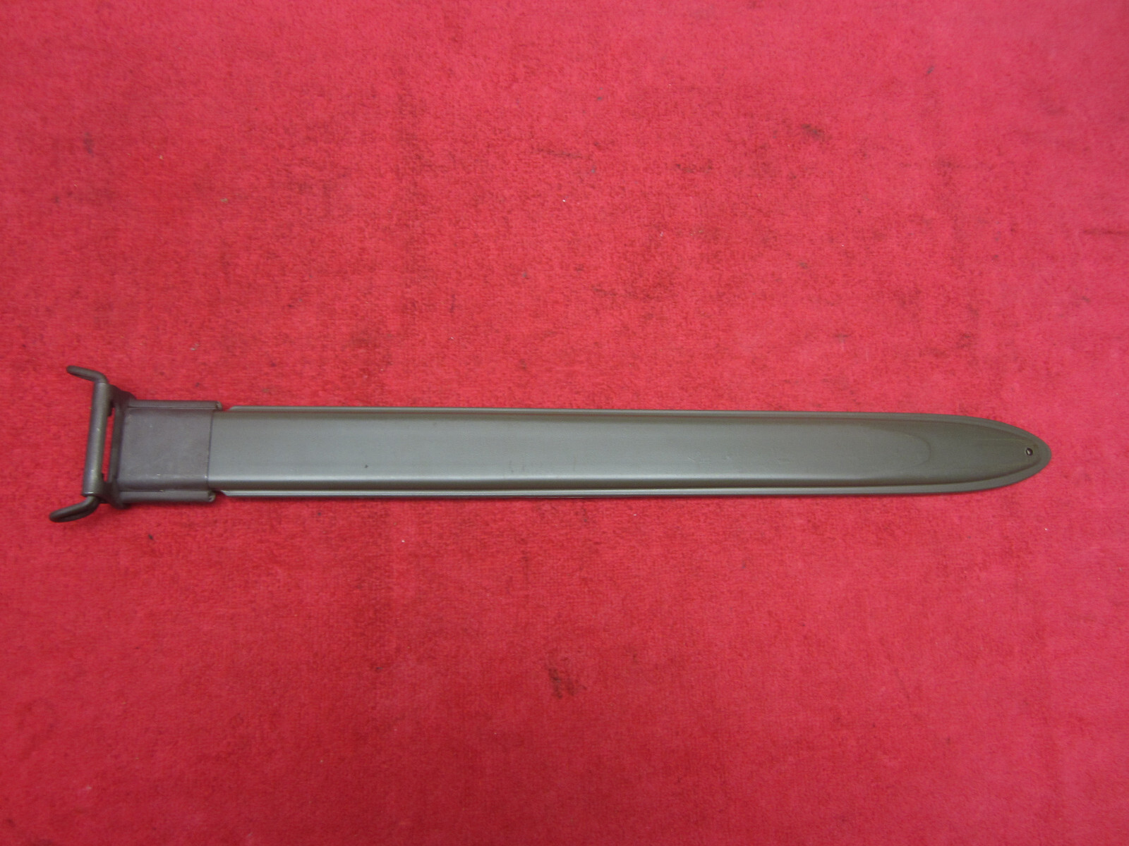 USN Model 1942 MK 1 Plastic Hard Scabbard Used with Free Shipping