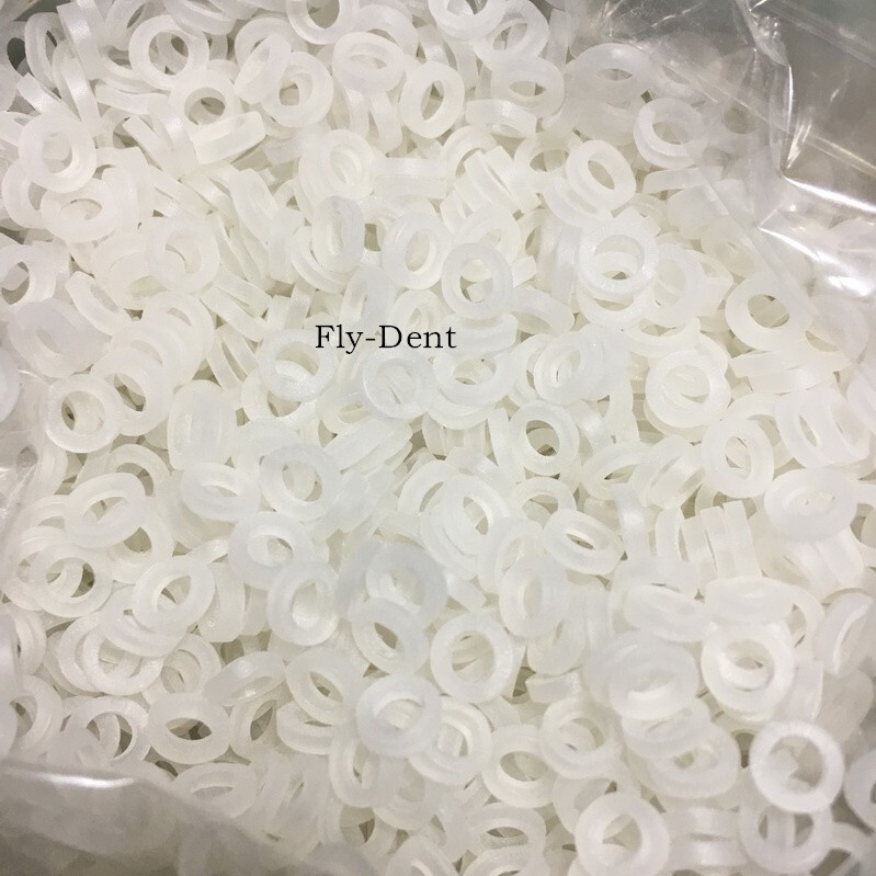 100Pcs Rubber Bands Dental Orthodontic Elastics Latex Braces 2.5/3.5/4.5/6.5OZ