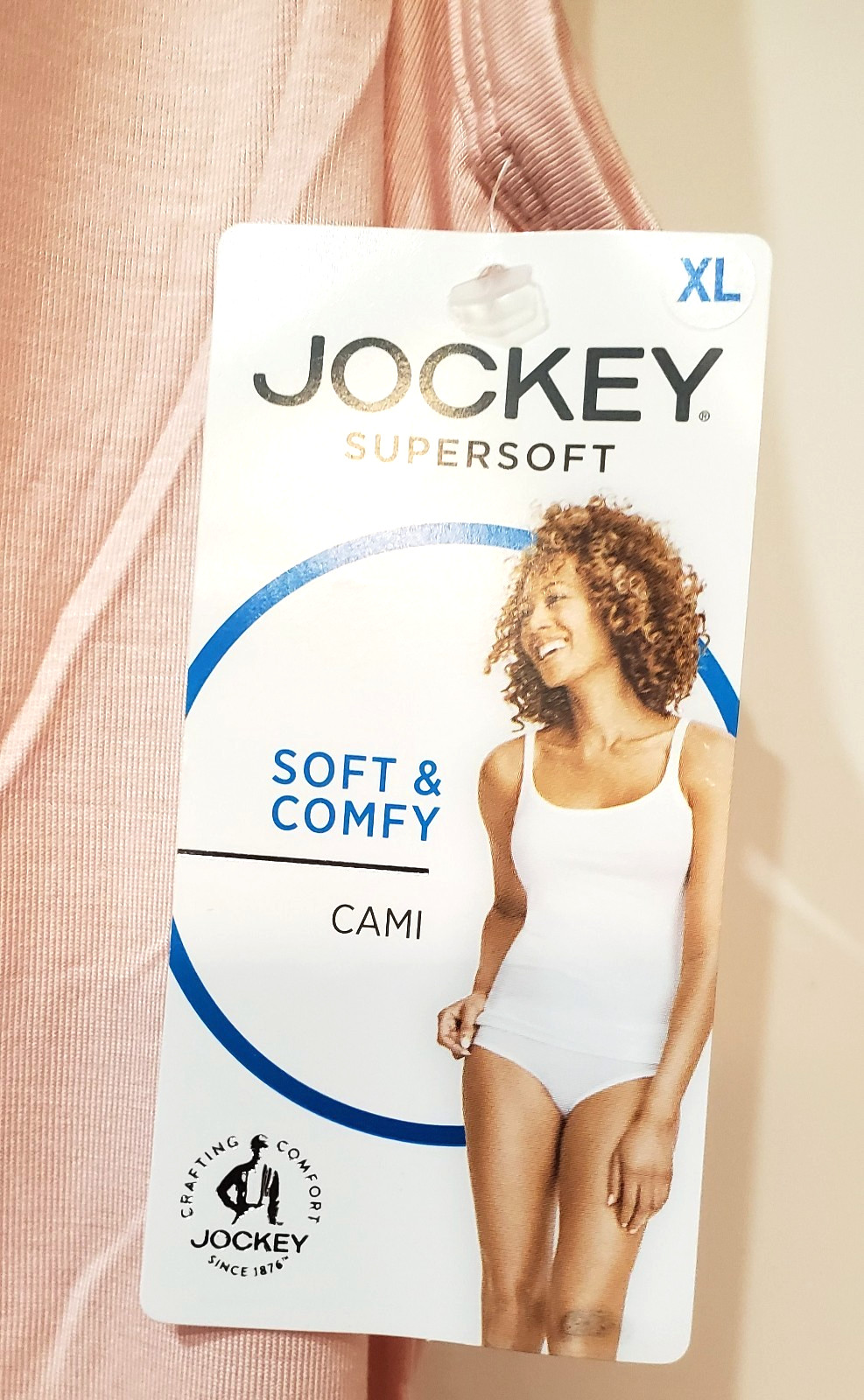 Women's Jockey® Elance Supersoft Camisole 2074 Pink Size X-Large