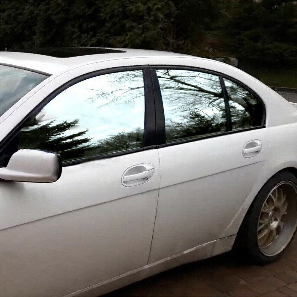 20"x10FT Uncut Roll Window Mirror Silver Chrome Tint Film Car Home Office Glass