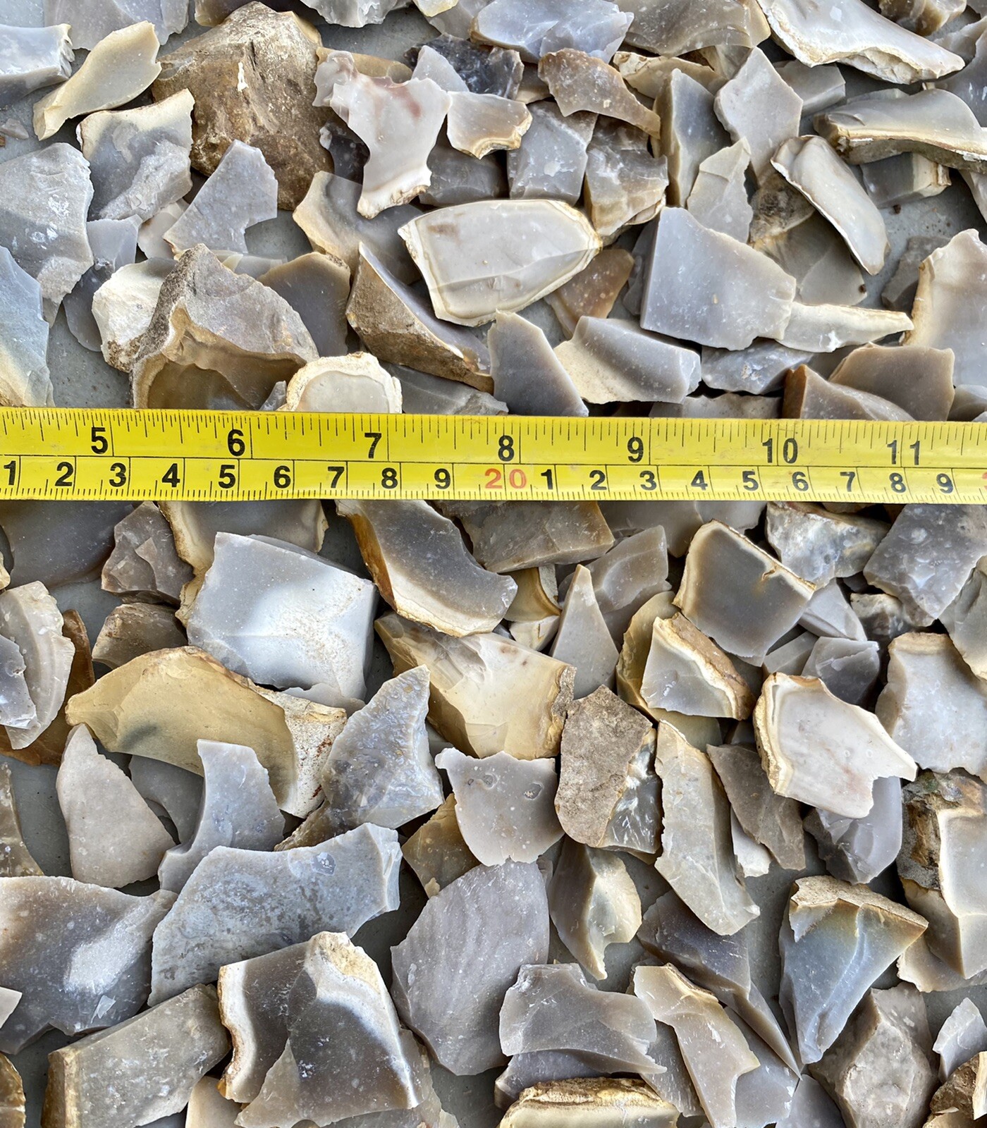 5+ Lbs of Pretty TX Chert/Flint Small Flakes/Pieces ~ Tumble-Lapidary-Decorative