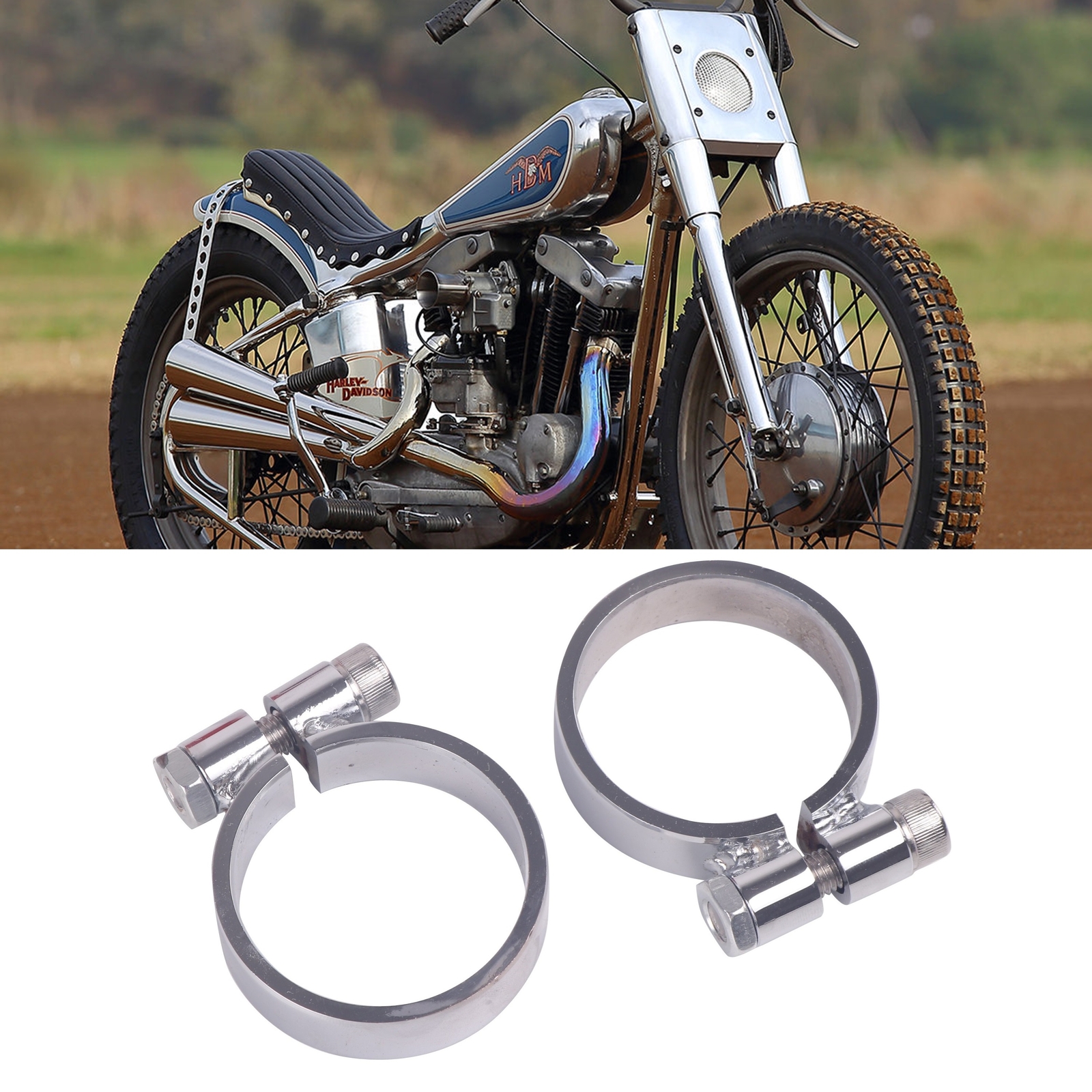 Exhaust Clamp for 1.75" Inlet Muffler Clamp Repair or Replace, Positive Strength