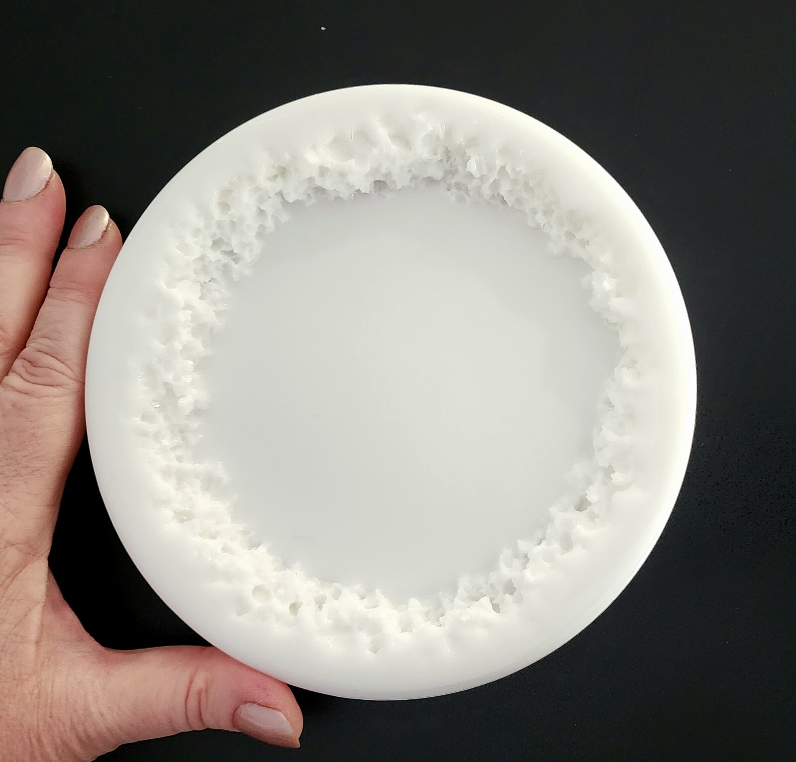 Small CHUNKY Live Edge Coaster Silicone Mold AU