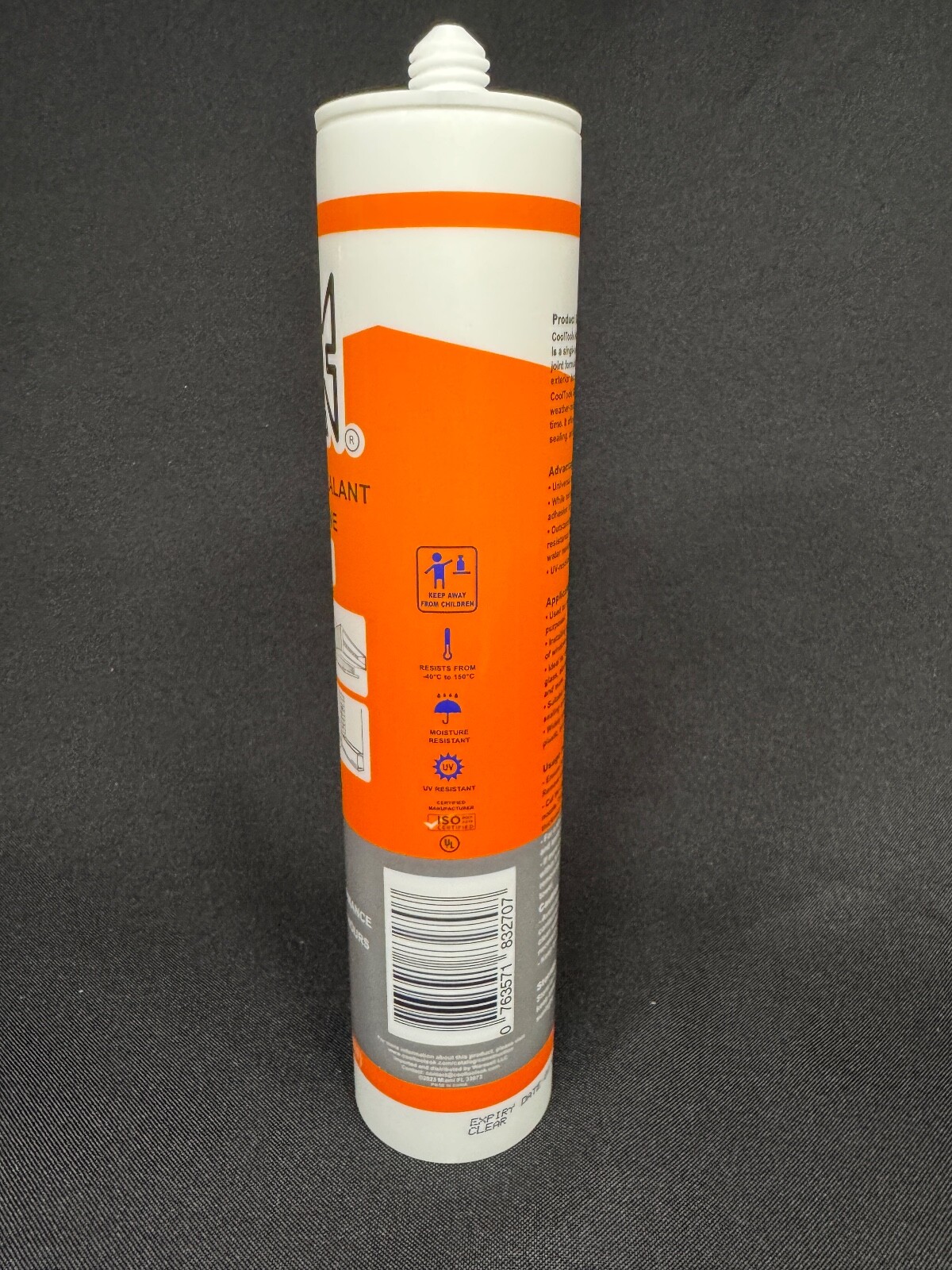 CoolTools ALL PURPOSE Caulk-Seal 100% Silicone Sealant 10 OZ x24 Cartridge Clear