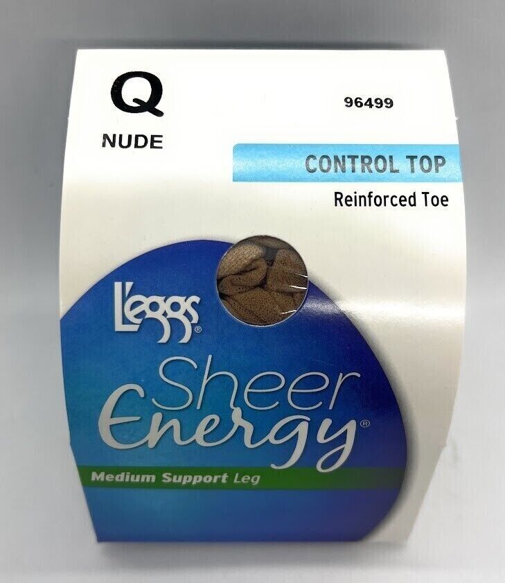 L'eggs Sheer Energy Control Top Leg Pantyhose, Choose Your Type