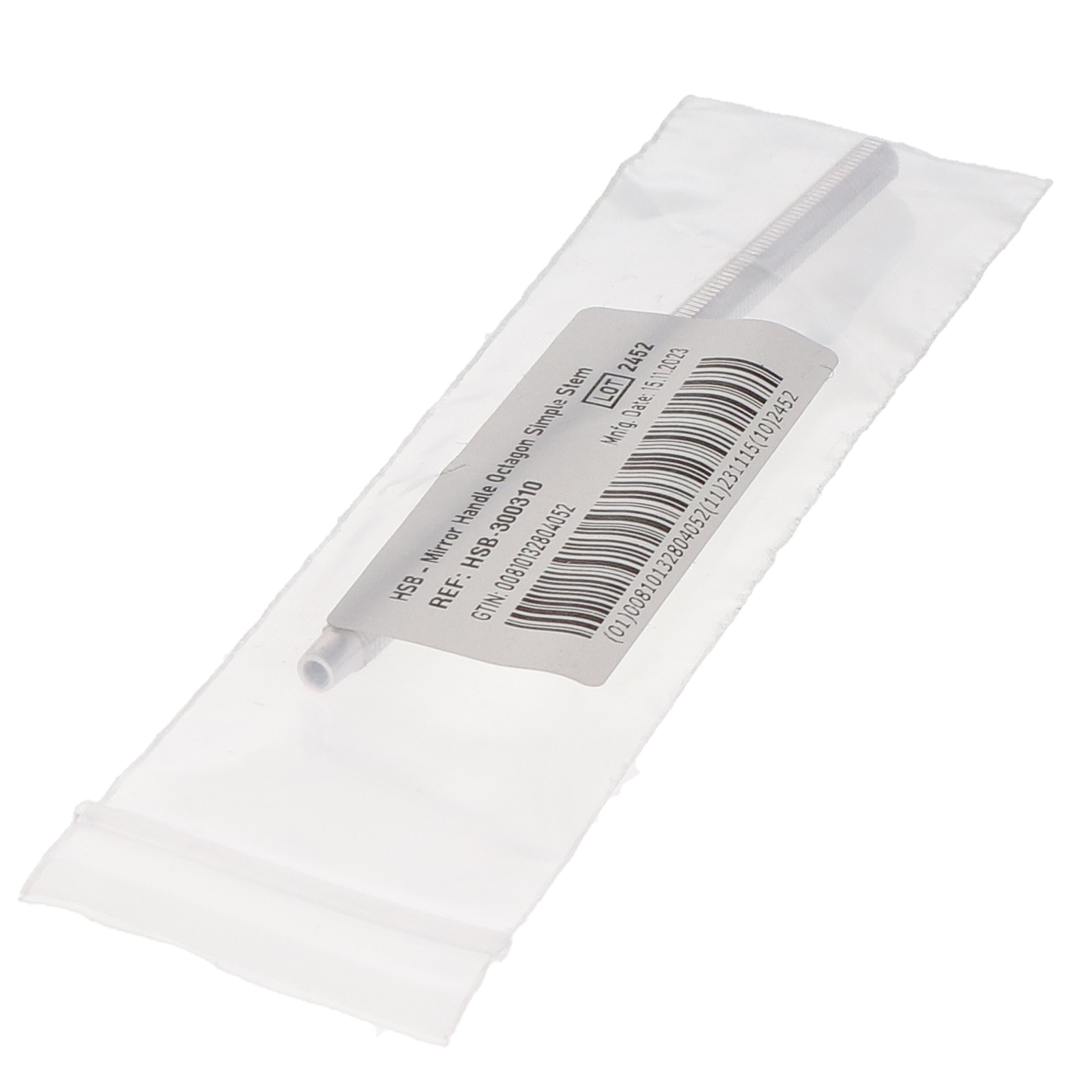 House Brand Dentistry 300310 HSB Dental Mirror Handle Octagon Simple Stem