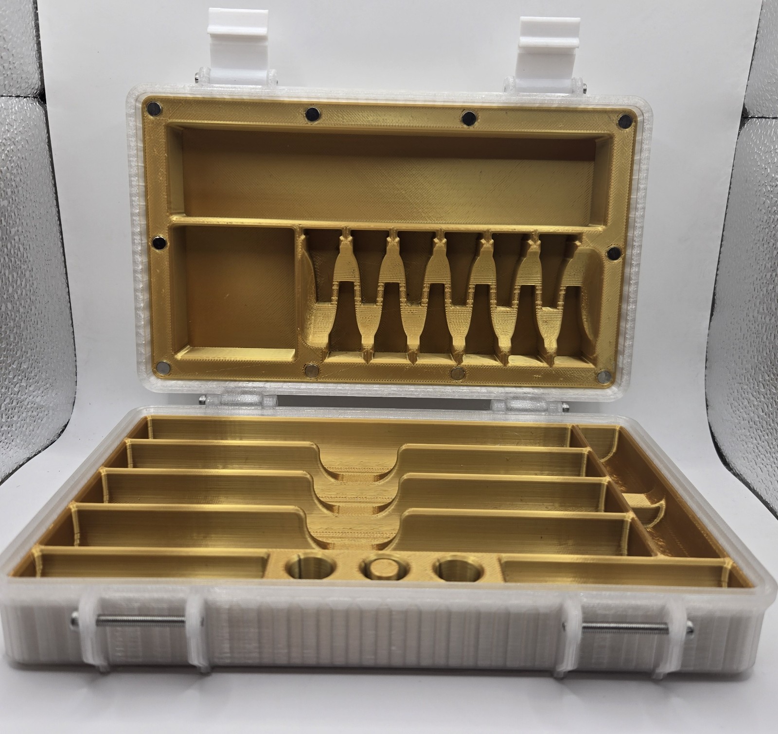 MetaTRIM 3D Printed Peptide Pen Case Reconstitution Station & Storage Organizer
