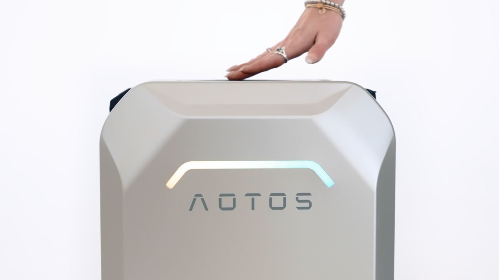 20'' Smart Rideable Suitcase 31L Electric Luggage Scooter For Travel&APP--Silver