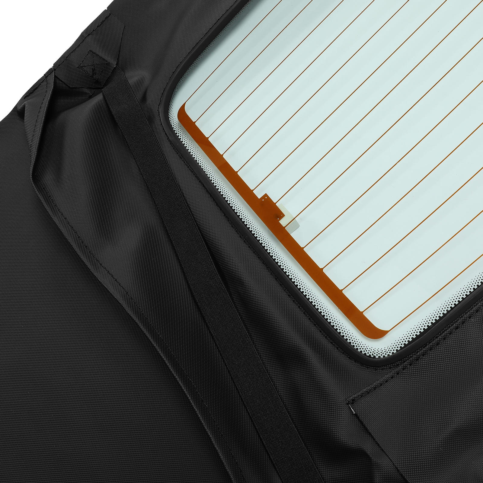 For Ford Mustang 1994-04 Convertible Soft Top w/Heated Glass Window, Black