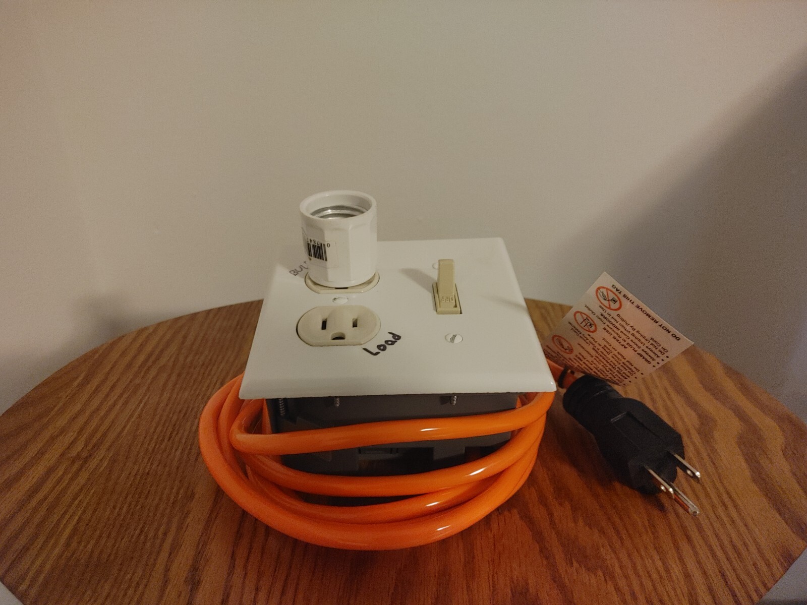 Dim Bulb Tester with 100W Bulb Current Limiter for Amplifiers Stereos Guitar Amp