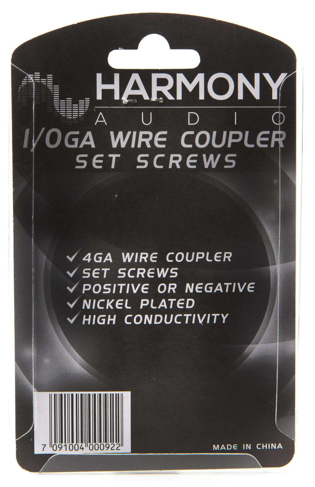 Harmony Audio HA-WC0 Car Stereo Power or Ground 1/0 Gauge Wire Splice Coupler