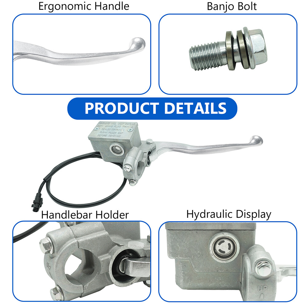 Front Right Brake Master Cylinder for Yamaha Banshee Grizzly Raptor Warrior 350