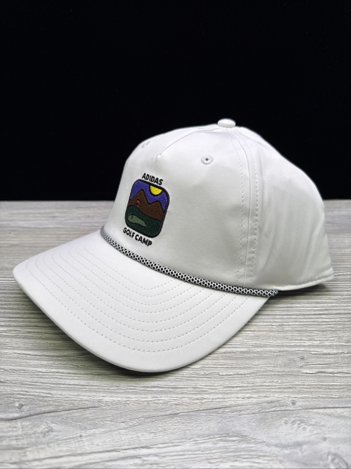 Adidas Golf Hat SnapBack Rope Cap White Youth New With Tags NWT OSFY