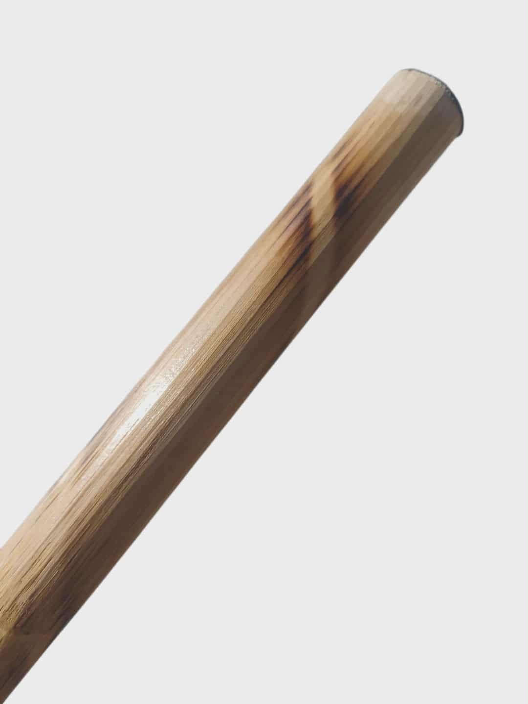 16 Rattan Arnis Baston Escrima Kali Stick, Peeled with Leather Tips