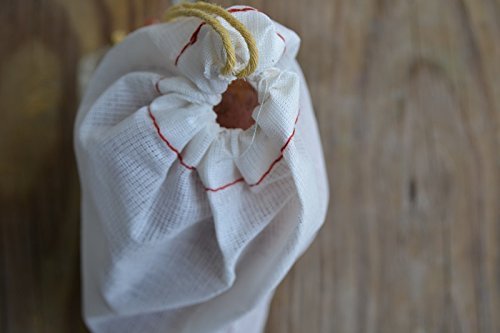 4"x6" Cotton Single Drawstring Muslin Bags (Natural Color)