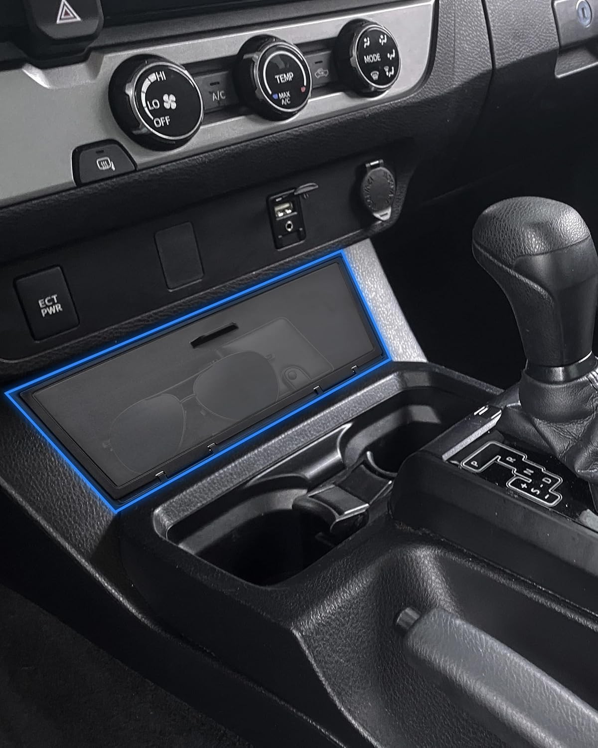 For Toyota Tacoma 2023-2016 Accessories Hidden Center Console Storage Cover Lid