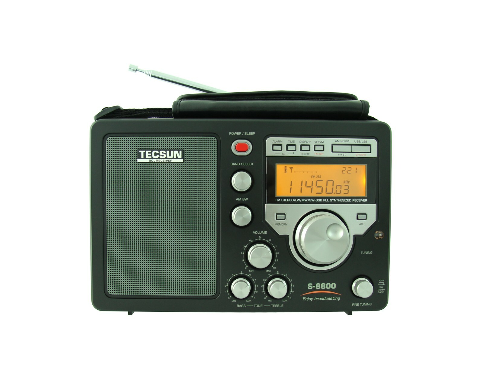 TECSUN S-8800 PLL DSP Triple Conversion AM/FM/LW/SW SSB Radio Receiver