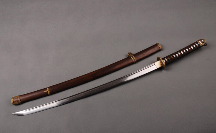Folded Steel 98 Type Official Military Saber Japanese Gunto Samurai Katana Sword