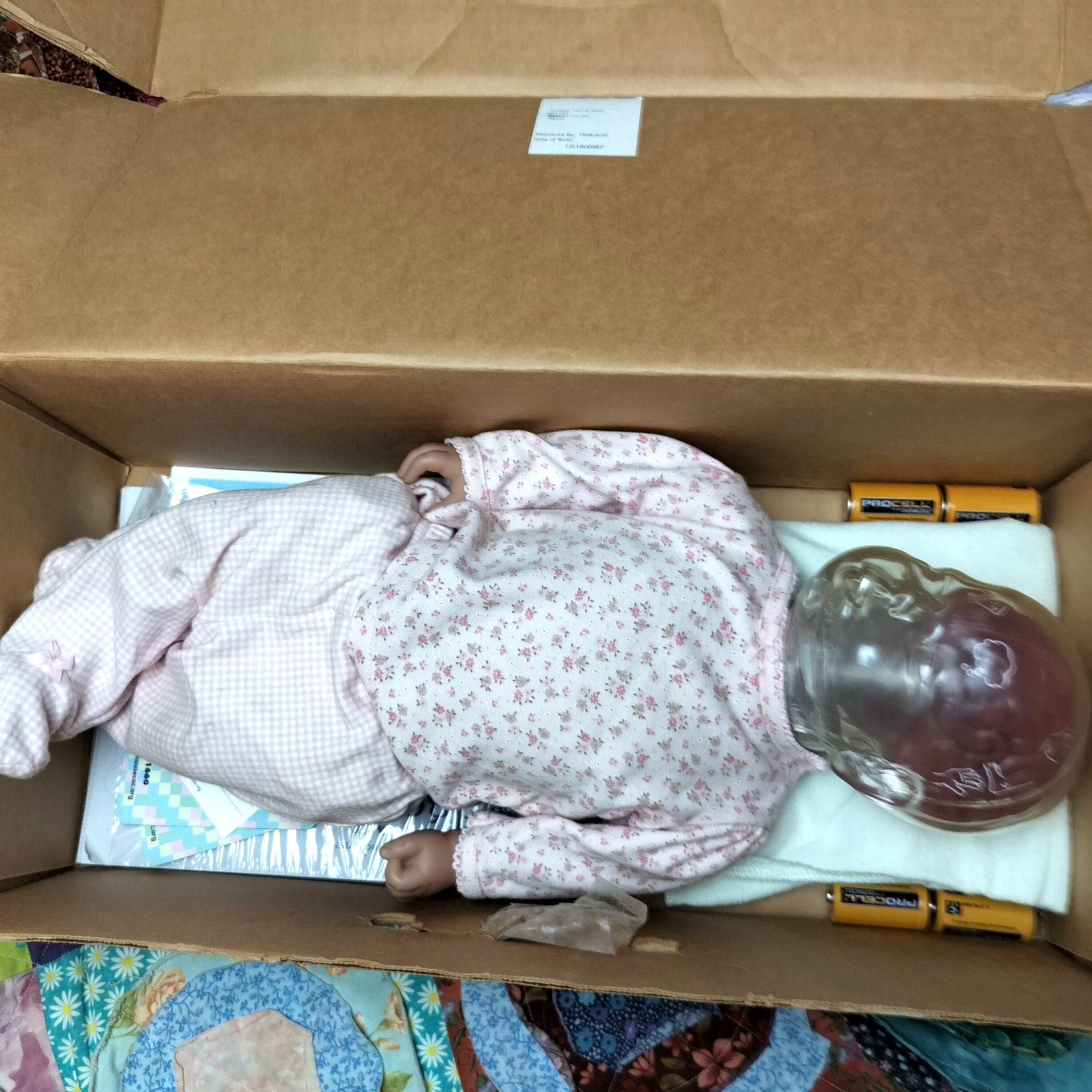 RealCare Realityworks Shaken Baby Syndrome Simulator In Box With Key And More