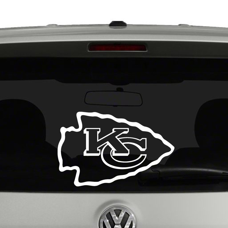 KC Kansas City Chiefs Window Sticker Vinyl Decal any size any color
