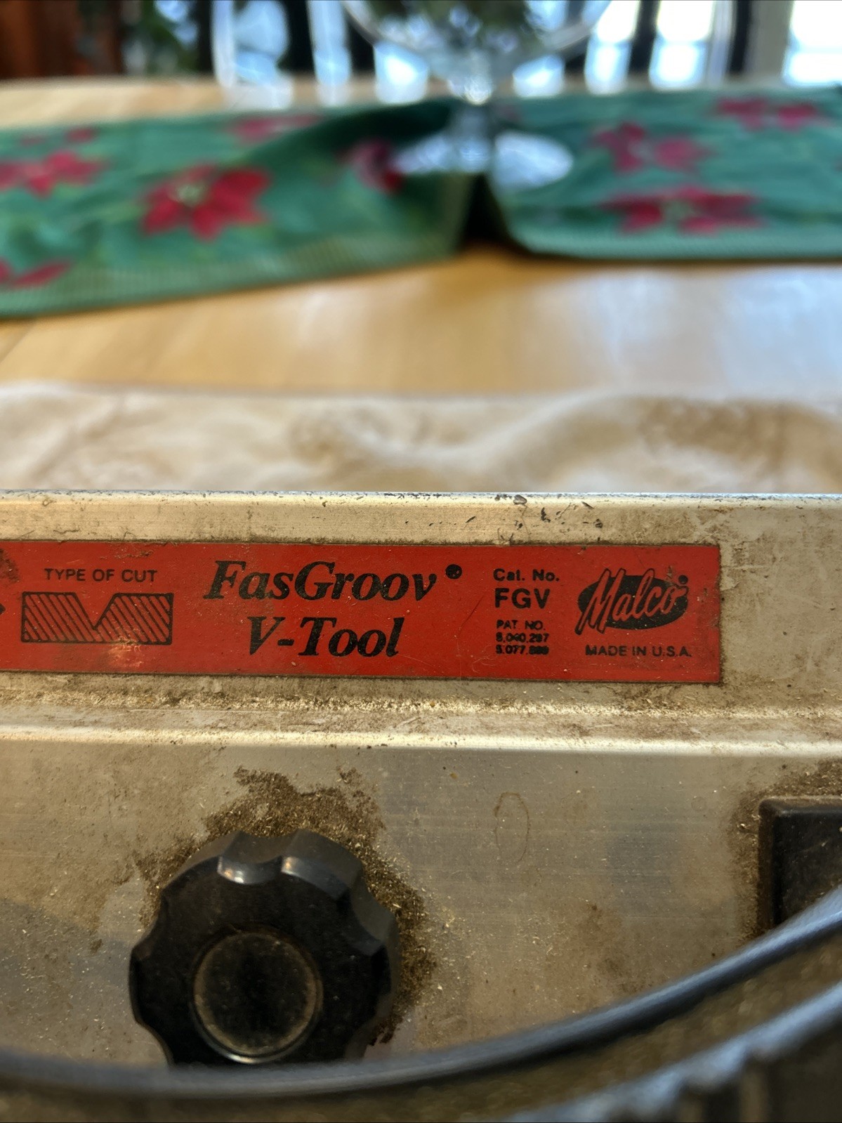 Malco FASGROOV V-Tool FGV GROOVE SLED TOOL For 1” & 1.5” DUCTBOARD