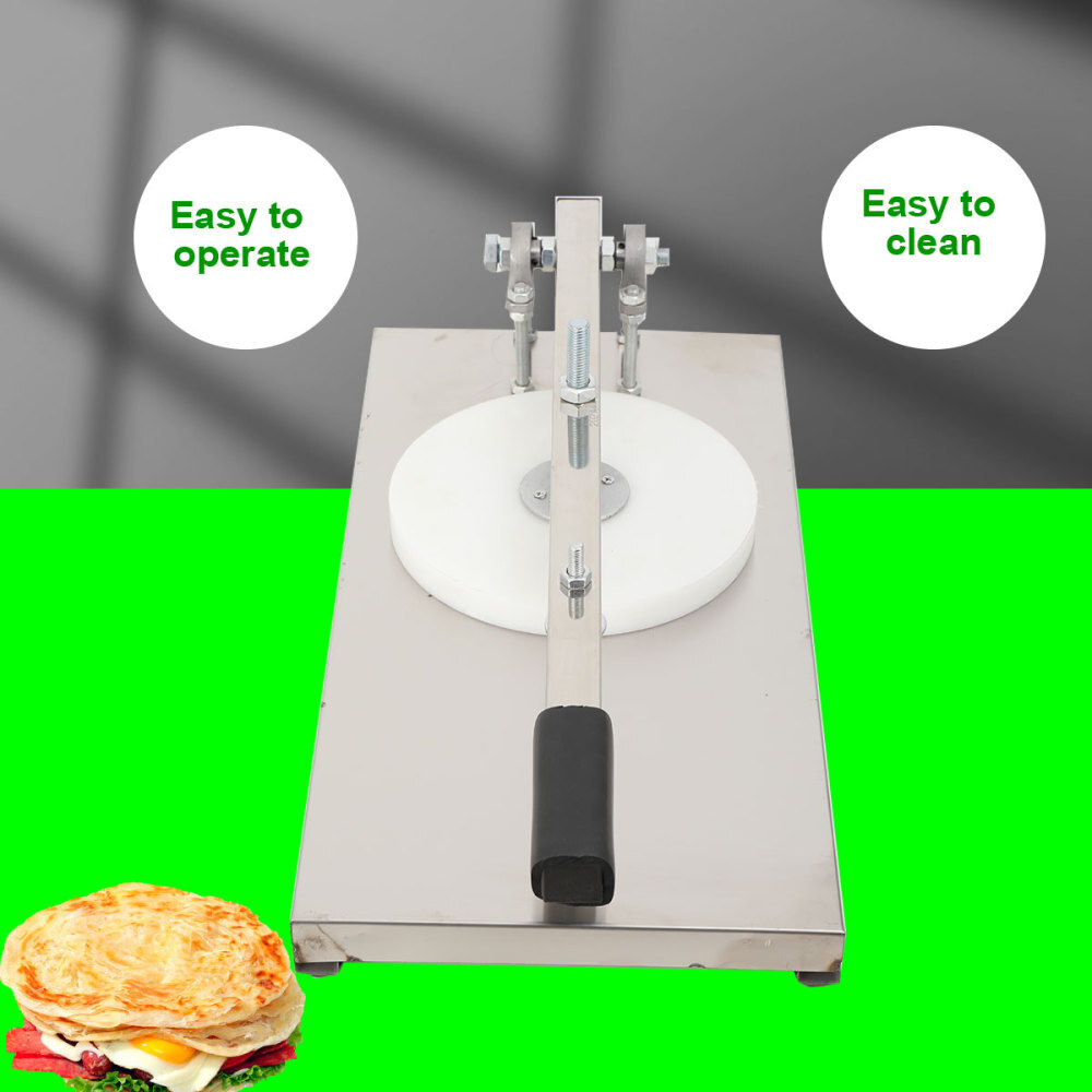 Manual Pizza Dough Press Machine 20cm Stainless Steel Commercial Cake Press