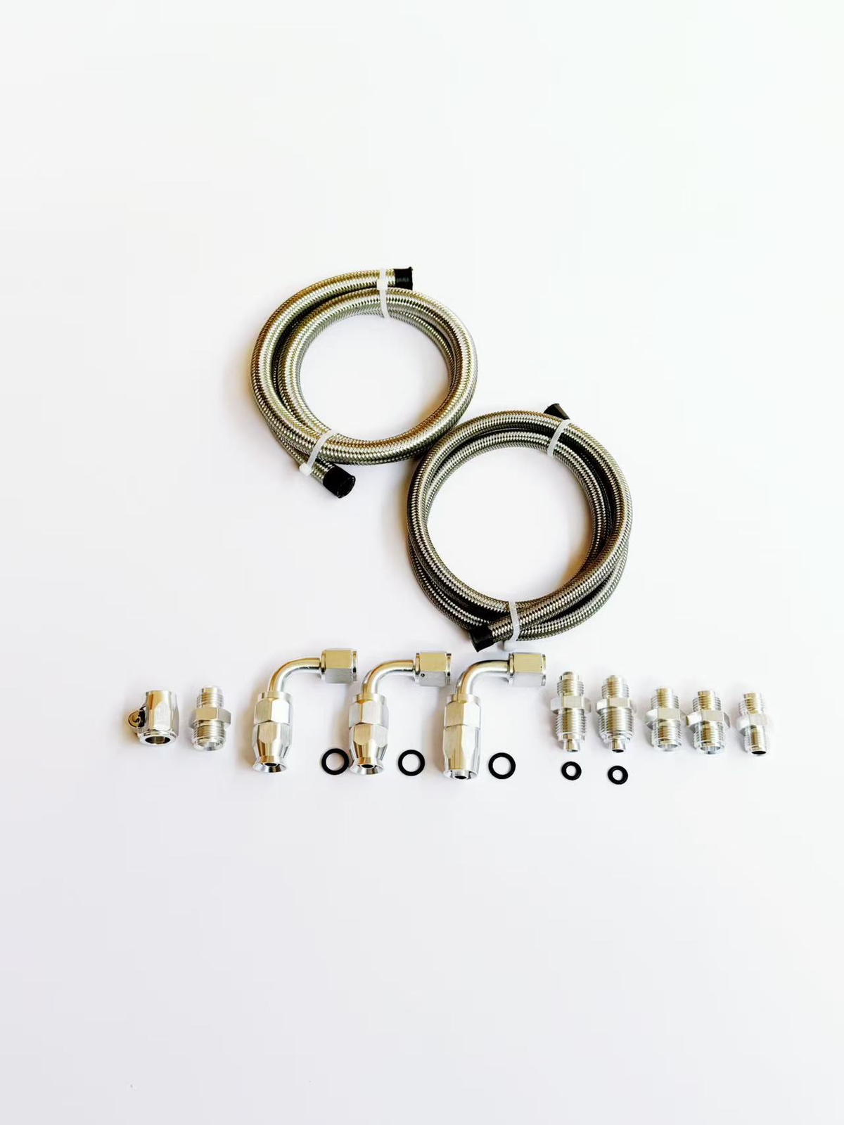 FOR GM Stainless Steel Power steering Hose kit fit Saginaw & type II Pumps