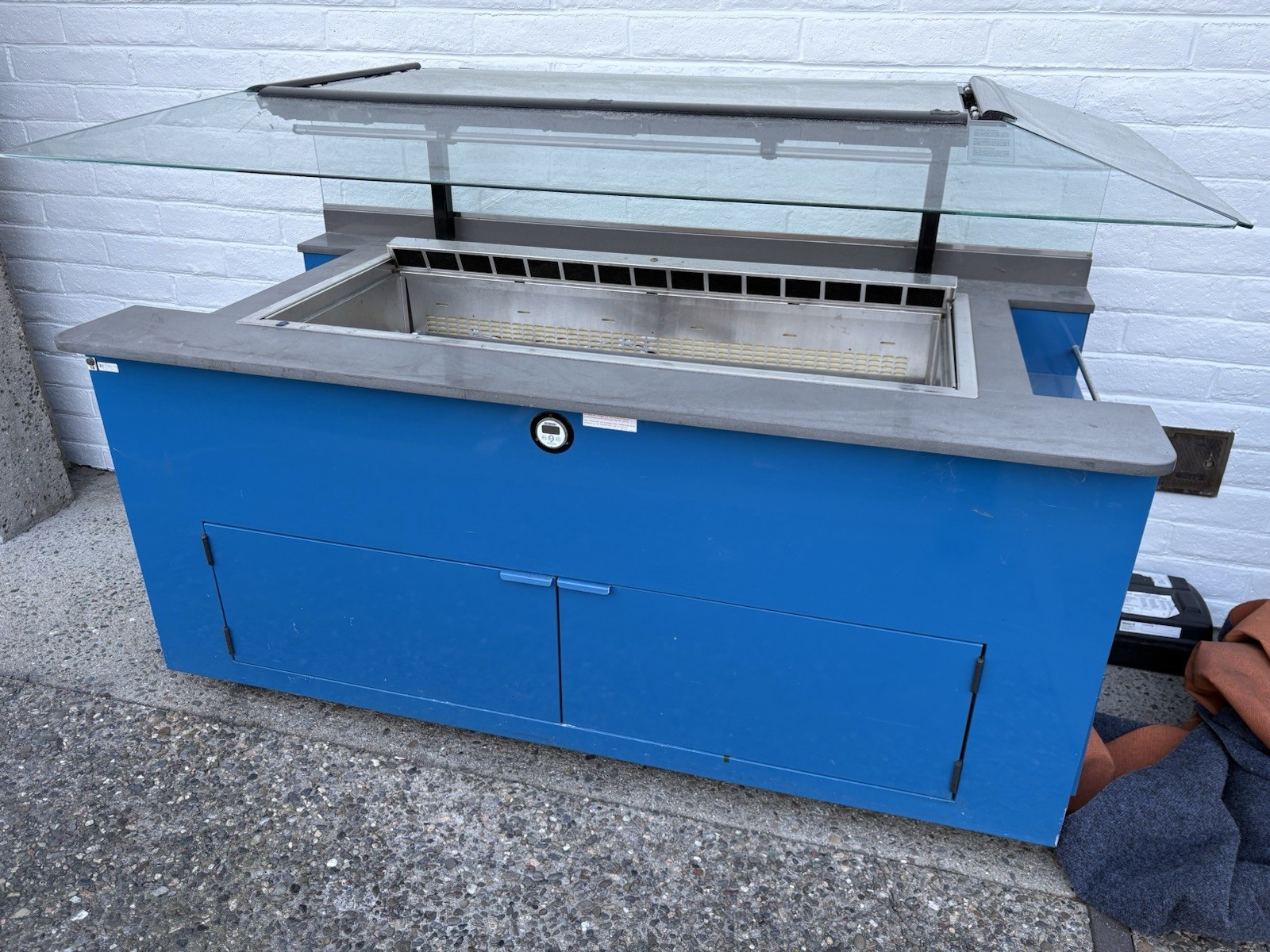 Hussmann Commercial Open Air Reach In Refrigerator Cooler