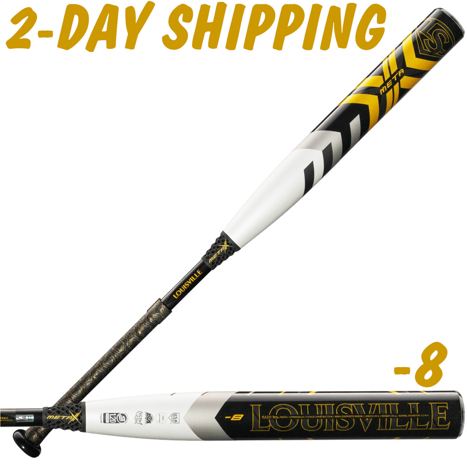 2024 Louisville Slugger META X 33" / 25 oz FastPitch Softball Bat -W/ Warranty