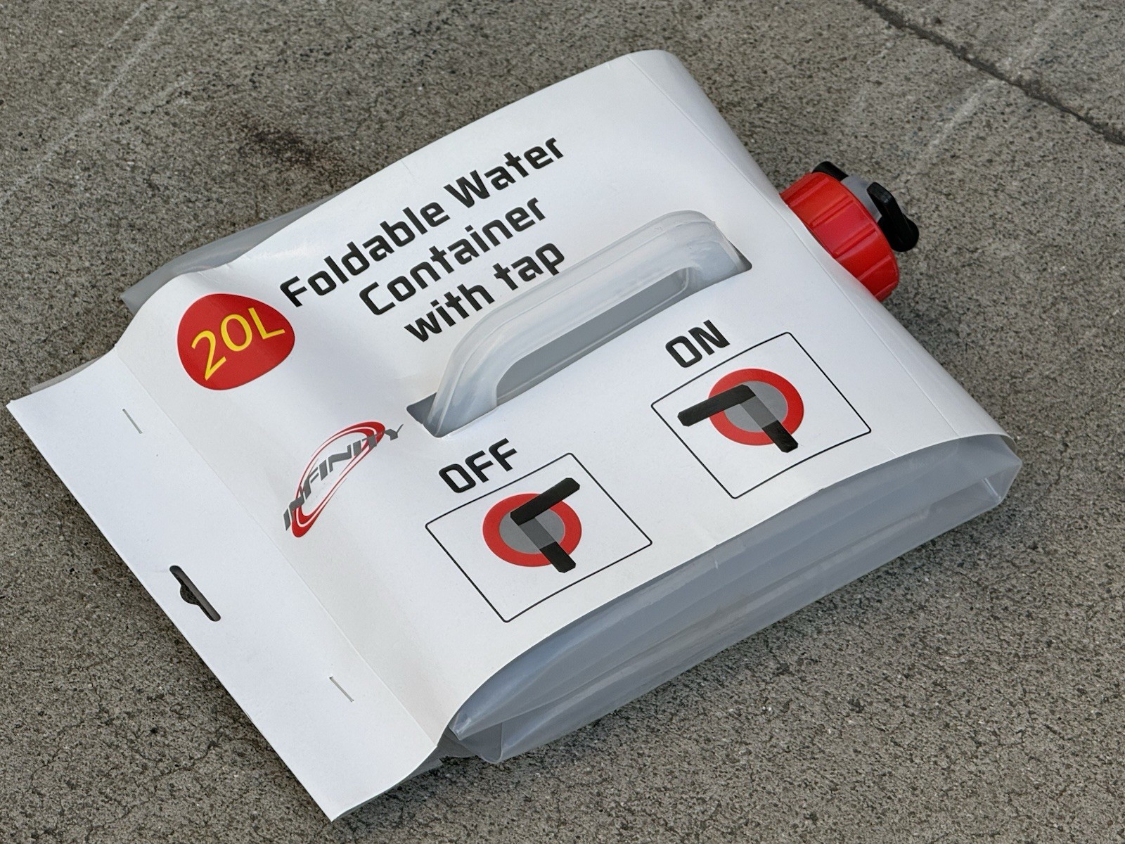 2Pack 10 Gallon Collapsible Water Container Storage Jug w/Spigot Outdoor Camping