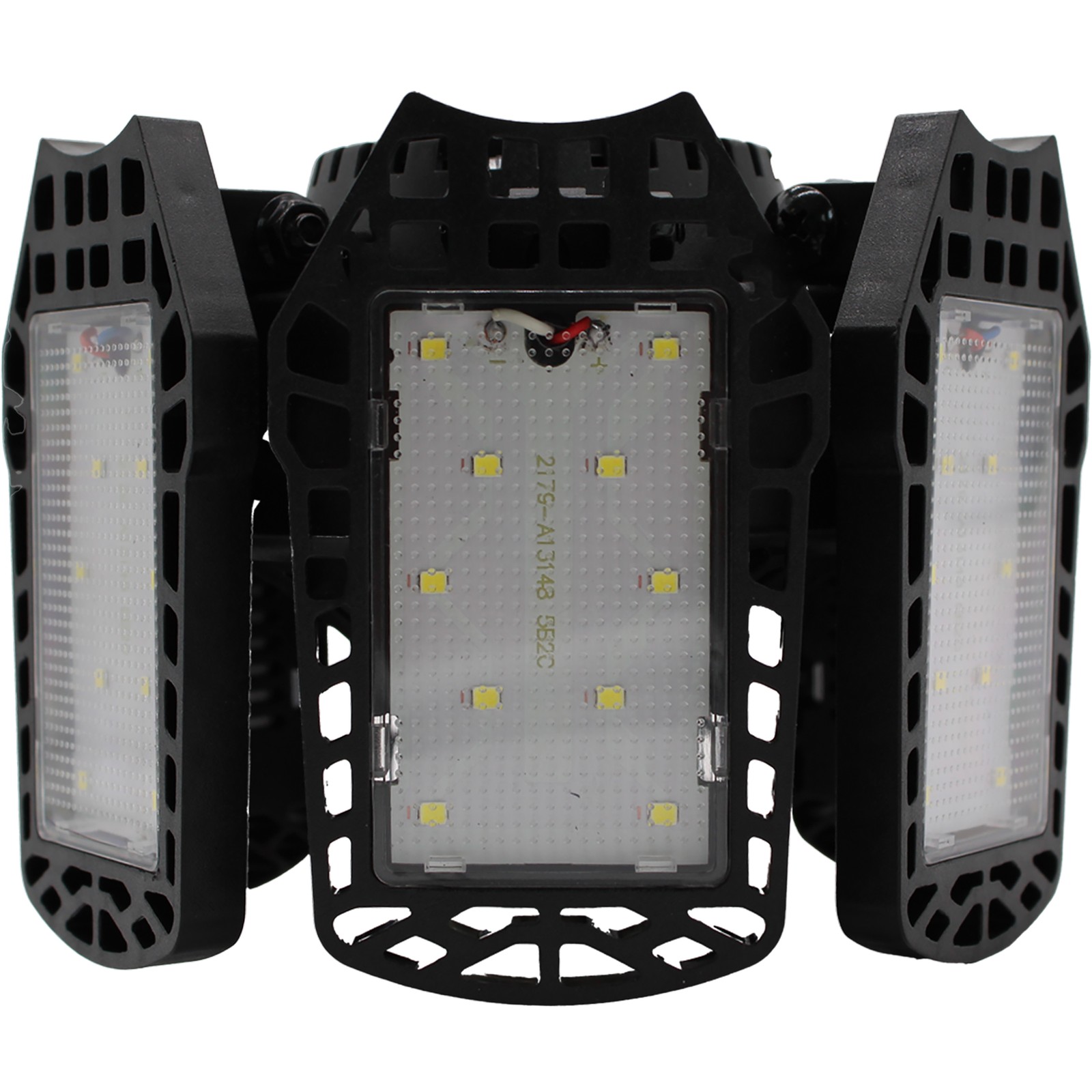 2 Pack Garage Light 200W 20000 Lumen w 6 Adjustable Panels E26/E27 Screw-in LED