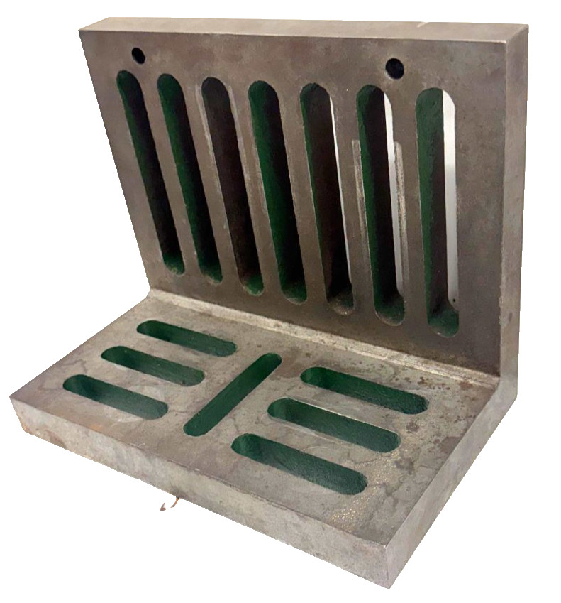 SLOTTED ANGLE PLATE 10 X 6 X 8" DEPTH 5" LOT OF 1