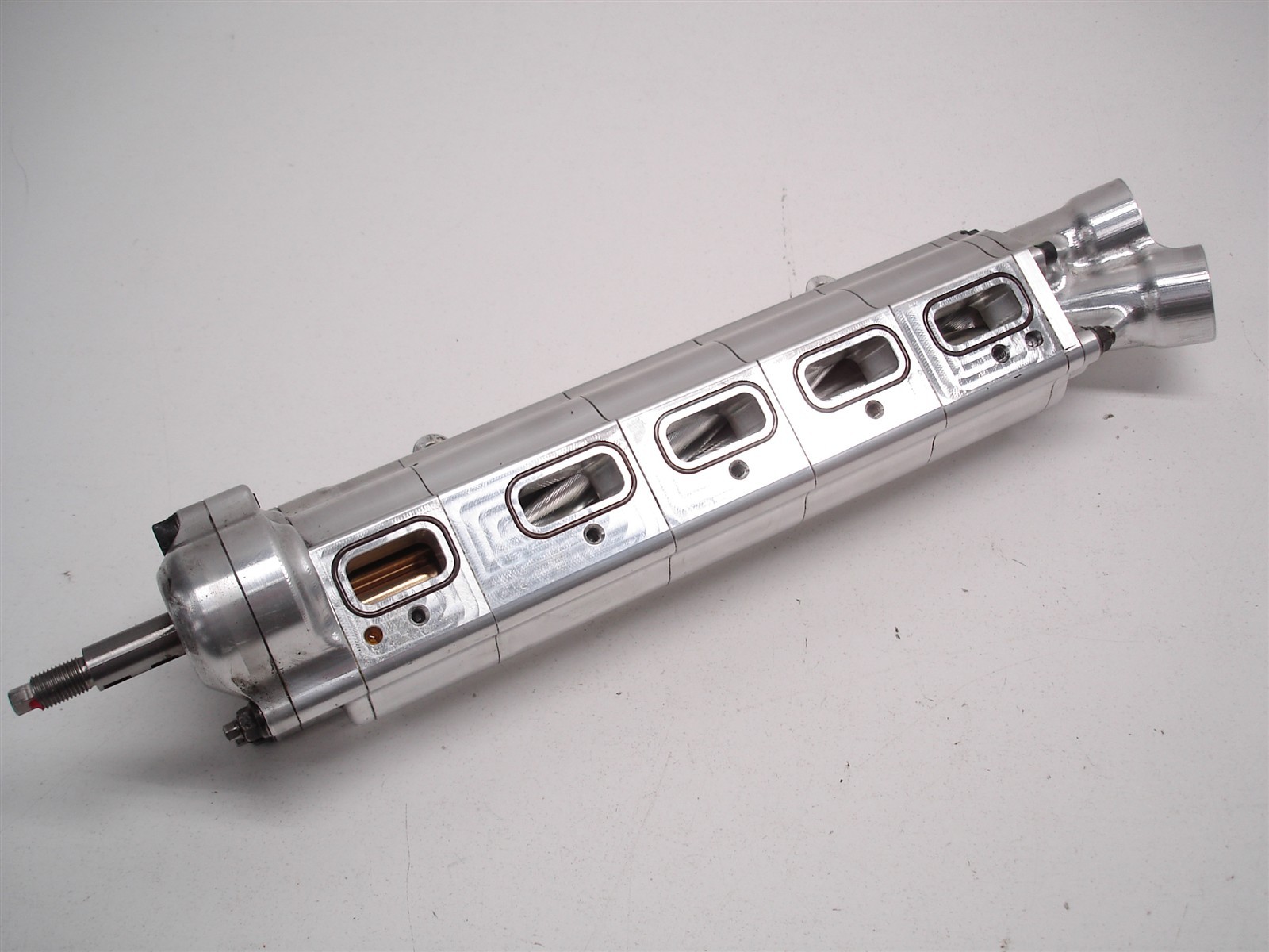 NASCAR PRC 5 STAGE ALUMINUM DRY SUMP HELICAL ROTOR OIL PUMP DIRECT PAN MOUNT 571